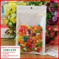 5 pcs Food Grade 3-side Pearlized Jewelry Packaging Bag Ziplock Plastic Bags Supplies